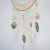 Import Handmade Dream Catcher Wall Hanging Abalone Shell Wind Chime Pink Boho Dreamcatcher from China