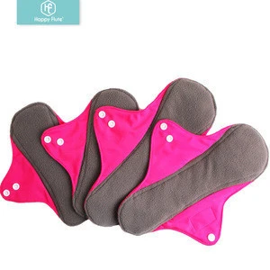 Happyflute sanitary napkin reusable Menstrual cloth Sanitary Pads for Women washable menstrual pads