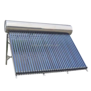 Heat Pipe Solar Water Heater With Reflector Pressurized Solar Collector