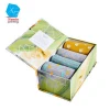 High end custom made magnetic closure socks packaging cardboard clothes storage box with logo printed