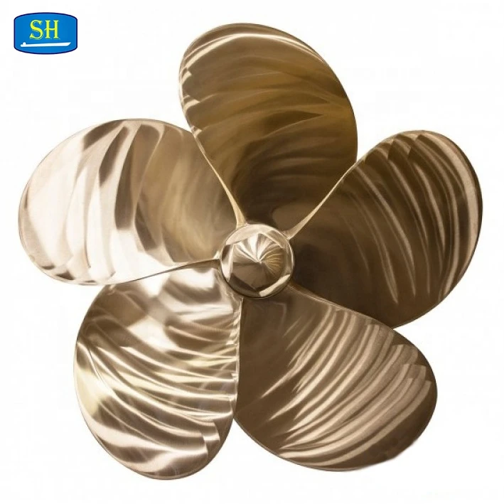 High-end designs customized marine ship boat copper alloy bronze brass propellers with maximum propulsive efficiency