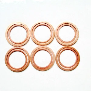 High pressure washer in copper for auto gaskets