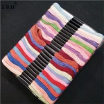 High Quality 100% Polyester 100D 50 Colours Handicrafts Embroidery Thread