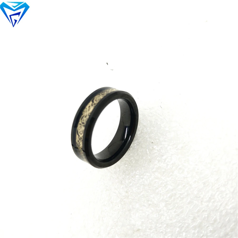 High Quality 8mm Tungsten Steel Ring For Man