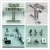 Import High quality aluminium alloy pendant Curtain wall accessories SE bracket from China