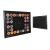 Import High quality black wood Holds 76 Shield Chip Collector Plastic Frame display case for home decoration from China
