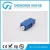 Import High Quality Blue Housing FTTH LC / UPC Single mode Simplex Fiber Optical Adapter With Flange from China