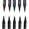 High Quality Cheap Double Marker Pen Permanent Indelible Ink Color Marker Pen