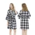 Import High Quality Cotton Robe Yarn Dyed Plaid Robe For Women Flannel Robe from China