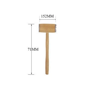 High quality durable wood hammer meat tenderizer with Sheet Metal