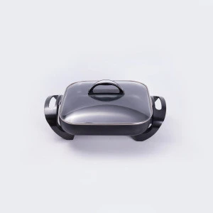 High Quality electric frying pan multifunction korean electric skillet with removable adjustable temperature control