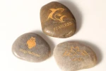 high quality engraved pebble stone | garden stone