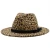 Import High Quality Fashion Simplicity Leopard Fedora Flat Wide Brim Hat With Black Hat Belts Women And Men Felt Hat Wholesale from China