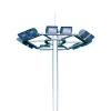 High Quality high mast light stainless steel high mast light pole with raising and lowering device