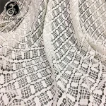 high quality latest embroidered designs laces flower lace guipure cord wedding embroidery