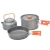 Import High quality light Outdoor Travel Portable pot aluminum cookware camp from China