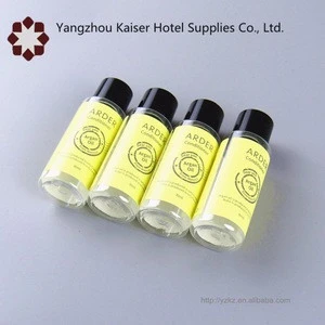 High quality new design plastic bottle hotel amenity room bath set