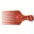 Import High Quality Plastic African Afro Hair Flat Fist Comb from China