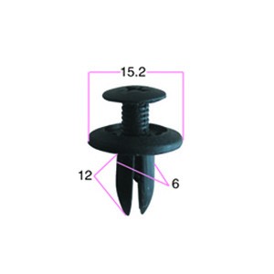 High quality plastic clip fasteners