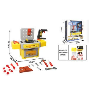 High quality Plastic Tool Table Tool Set Children Play Toys