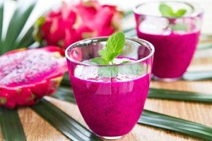 High quality puree red Dragon fruit from Viet Nam