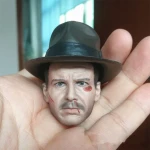 High quality Realistic Head Sculpting 3D Action Figure Head/OEM 1/6 Scale Head Sculpt