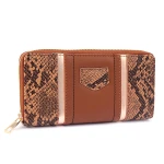High-Quality Single-Layer Zipper Long Wallet Leopard Print And Zebra Print Fashion Wallet