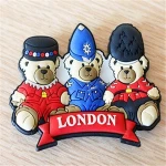 High quality soft plastic pvc rubber 3d wall fridge magnet sticker