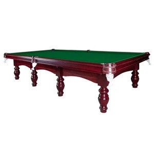 High quality solid wood slate full size snooker pool table 12 feet billiards