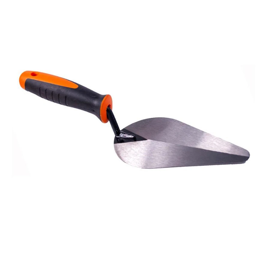 High Quality Stainless Steel Bricklaying Trowel With TPR + PP handle