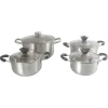 High Quality Stainless Steel Stock Pot Multi-specification Durable Cookware With Two Handles Casseroles