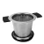 Import High quality stainless steel tea strainer basket shape tea infuser tea maker with TPR handle from China