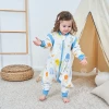 High quality super soft spring and autumn 100% cotton childrens anti-kick baby  childrens sleeping bag