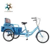 High quality two seats adults tricycle/cheap new tricycle for adult/factory direct sale adult tricycle Model GW7024