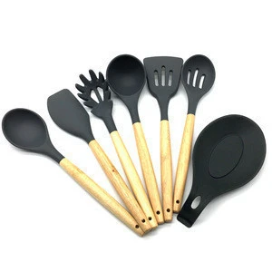 High Resistant silicone kitchen utensils / silicone kitchen cooking utensils set