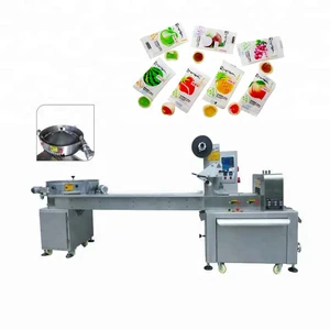 High Speed Automatic Small Soft / Hard Candy Packing Machine Automatic Horizontal Packaging Machine For Candy