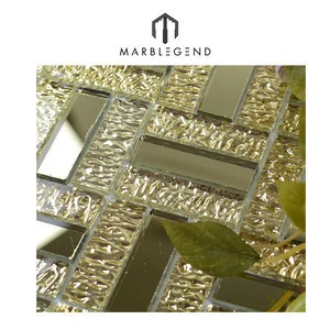 Highest level customized mirrored glass mosaic tiles
