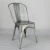 Import hight quality and less MOQ stackable metal iron sheet bar chair from China
