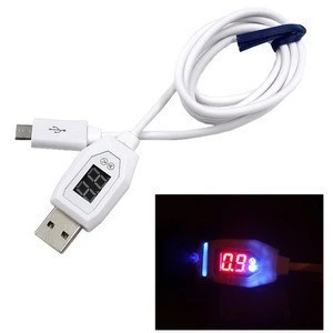 Hight Quality Digital LCD Display Micro USB Data Charging Voltage Current Voltage Tester Meter