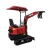 Import Hightop Brand 1T mini digger crawler excavator machine from China