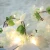 Import Holiday Decor Battery Power Artificial Flower LED Lights 2m 20LED Wedding Decor Lights Indoor Warm White Pink Fabric Flower Lamp from China