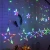 Import Holiday Lighting 138 LED Fairy Star Curtain String  Garland Decoration Christmas Wedding Light from China