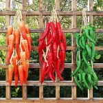 Home Decor Fruit Orange Cherry Tree Emulate Bonsai Simulation Decorative Artificial Flowers Green Pot Plants Ornaments