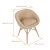 Import HOMEMORE luxury design living room  white/brown  color  house furniture comfortable chair from China