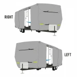Homful Travel Trailer Covers Caravan Cover Waterproof RV Cover