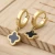 Import hoop earrings gold plated pendant women accessories jewelry stainless steel hoop earring wholesale trendy jewelry 2021 from China