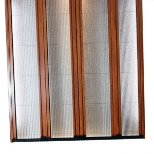 Hot room screen aluminum screen door accordion insect screen door