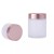 Import Hot Sale 100g 20g 30g 50g 1oz Skin Care Clear Cream Rose Gold 5g Empty Luxury Packaging Frosted Pink Glass Cosmetic Jars from China