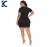 Import Hot sale 4X 5X printing sexy dress black mini knitted summer ladies plus size women clothes dresses casual from China