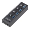 Hot sale AC Power Adapter 4 Port 3.0 USB Hub With External Power